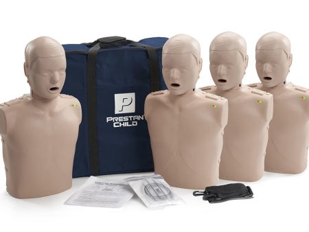 Prestan Child Manikin 4 Pack with Monitor -  Medium Skin Tone Cheap