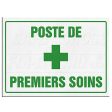 First Aid Kit Sign , 25.4 x 35.6 cm, English French Discount