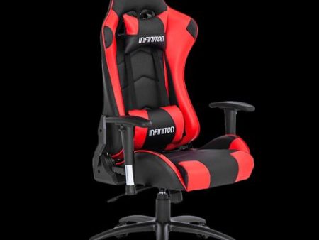 Cadeira Gaming Infiniton Gseat-03 Preto   Vermelho For Sale