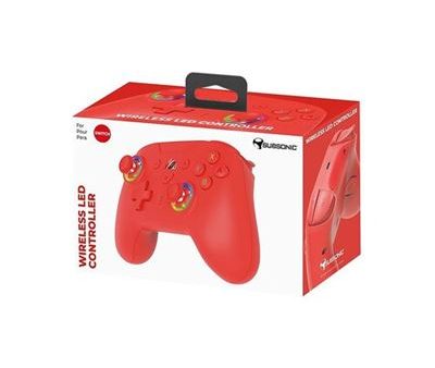 Comando Wireless Subsonic LED RGB Vermelho - Nintendo Switch Cheap