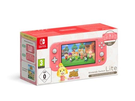 Nintendo Switch Lite Coral + Animal Crossing Online Sale