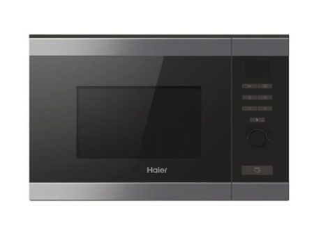 Micro-ondas Encastrável Haier HWO38MG2HXB | 25 L | 900 W | Preto on Sale