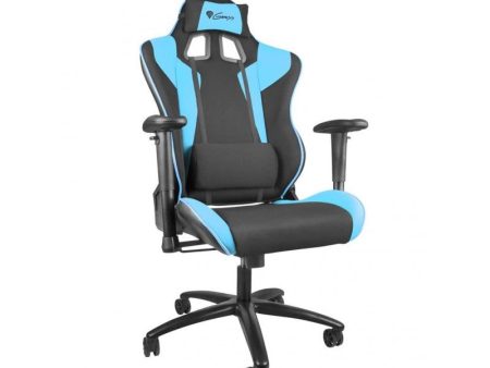 Cadeira Gaming Genesis SX77 Preto   Azul Sale