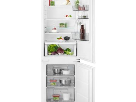 Frigorífico Combinado Encastrável AEG SCB818E8TS | 177,2x54,6x54,9 cm | 194 L | E | Branco Fashion