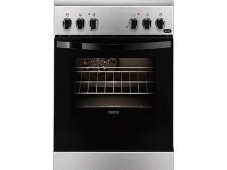 Fogão Zanussi ZCV550G1XA | Elétrico | 85x50x60 cm | 56 L | 4 Zonas | A | Aço inoxidável Online Hot Sale