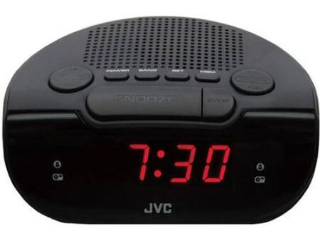 Rádio Relógio JVC RA-F120B Sale