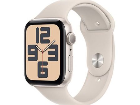 Apple Watch SE GPS 44mm - Alumínio Luz das estrelas | Bracelete Desportiva Luz das estrelas - S M Fashion