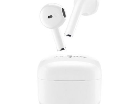 Auriculares Bluetooth Music & Sound TWS Swag Branco on Sale