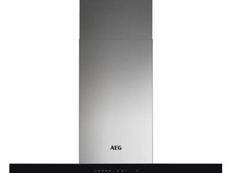 Exaustor de Parede AEG DBE5961HG | 89,8x45,5 cm | 700 m³ h | 54 dB | A | Aço inoxidável Online Sale