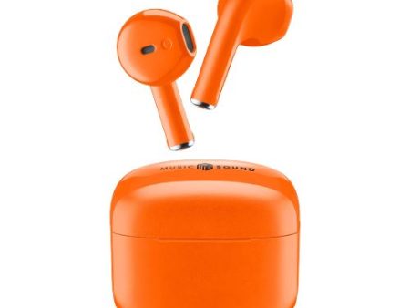 Auriculares Bluetooth Music & Sound TWS Swag Laranja on Sale