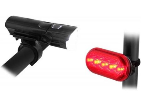 Kit de Luzes T nB UMLED2 Dianteira e Traseira para Bicicleta ou Trotinete For Cheap