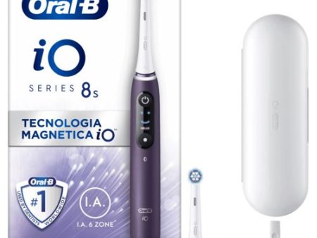 Escova de Dentes Elétrica  Oral-B iO 8S + Estojo de Viagem - Violeta Online now