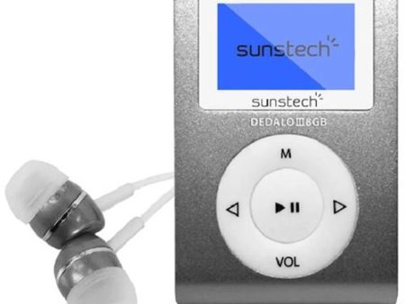 Leitor MP3 Sunstech Dedalo III 8GB Cinza Online Hot Sale