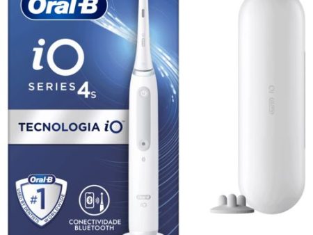 Escova de Dentes Elétrica Oral-B iO 4S - Branco Online Sale