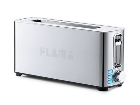 Torradeira Flama 966FL Fenda Longa 1050W - Inox Cinzento For Cheap