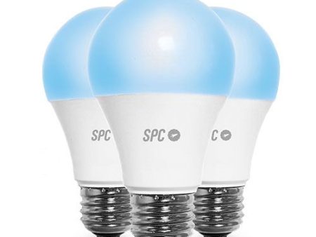 Lâmpada Inteligente SPC Aura 800 RGB E27 - 10W - 3 uni Sale