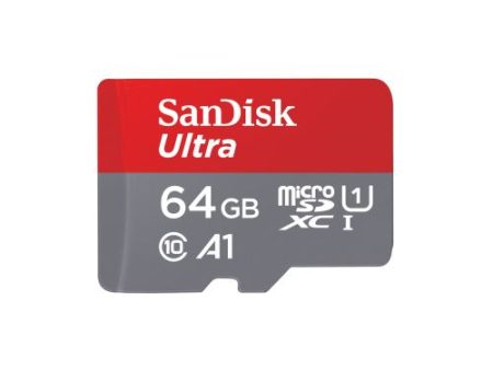 Cartão de Memória MicroSDXC Sandisk Ultra - 64GB Online Hot Sale