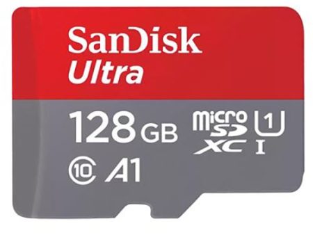 Cartão de Memória MicroSD Sandisk Ultra - 128GB For Sale