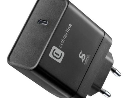 Carregador Cellularline Dual Super Fast Charger USB-C 65W Discount