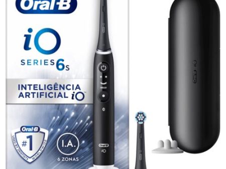 Escova de Dentes Elétrica Oral-B iO 6S + Estojo de Viagem - Preto Cheap