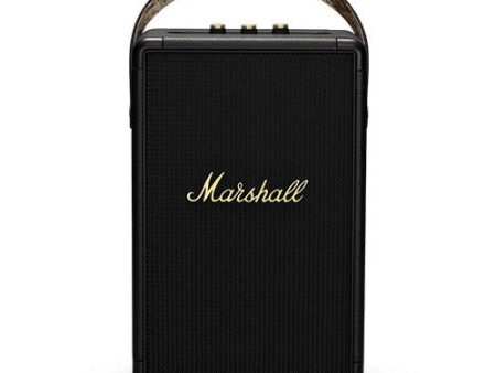 Coluna Bluetooth Marshall Tufton - Preto e Bronze Fashion