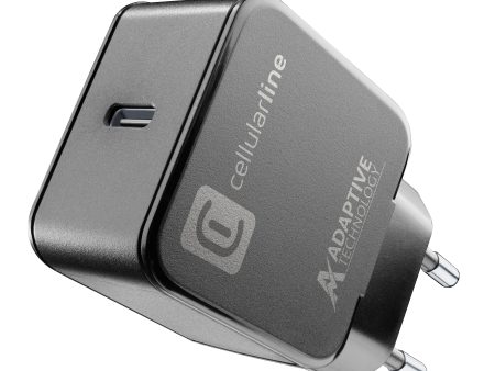 Carregador Cellularline ACHSMUSBC15WK USB-C 15W Preto Supply