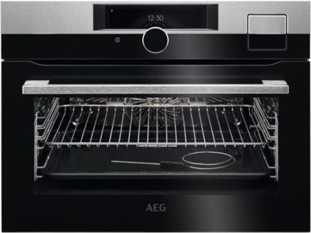 Forno Elétrico AEG KSK998290M | a Vapor | 43 L | 59.5 cm | A++ | Aço inoxidável Online Hot Sale