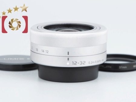 Panasonic LUMIX G VARIO 12-32mm f 3.5-5.6 ASPH. MEGA O.I.S. H-FS12032 Silver Hot on Sale