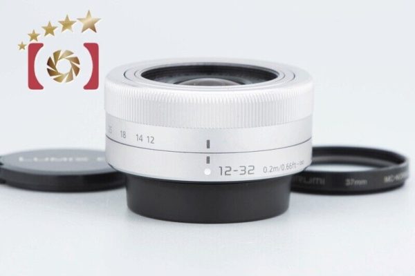 Panasonic LUMIX G VARIO 12-32mm f 3.5-5.6 ASPH. MEGA O.I.S. H-FS12032 Silver Hot on Sale