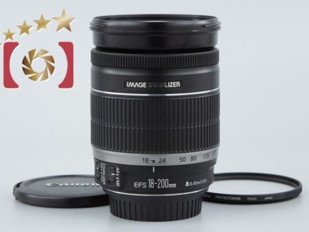 Near Mint!! Canon EF-S 18-200mm f 3.5-5.6 IS Online Hot Sale