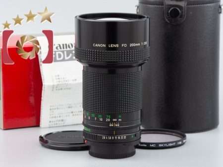 Very Good!! Canon New FD 200mm f 2.8 w  Box Hot on Sale