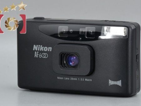 Very Good!! Nikon AF600 Black 35mm Point & Shoot Film Camera For Cheap