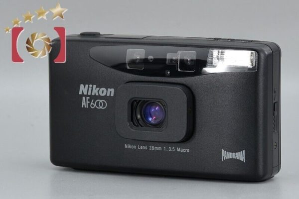 Very Good!! Nikon AF600 Black 35mm Point & Shoot Film Camera For Cheap