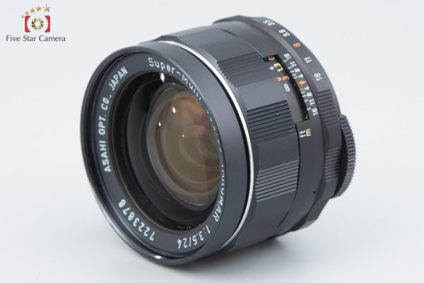 Very Good!! PENTAX SMC TAKUMAR 24mm f 3.5 M42 Mount Lens Hot on Sale