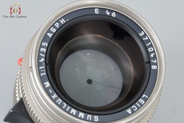 Very Good!! Leica SUMMILUX-M 35mm f 1.4 ASPH. TITAN Lens Online Sale