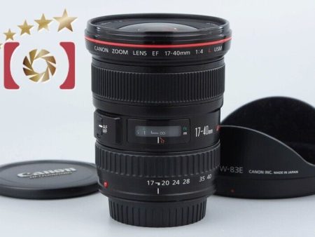 Very Good!! Canon EF 17-40mm f 4 L USM Online Hot Sale