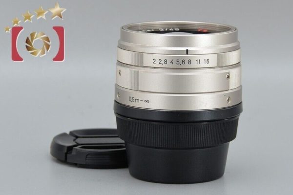 Excellent!! CONTAX Carl Zeiss Planar T* 45mm f 2 for G1   G2 Online