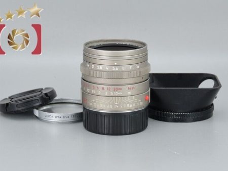 Very Good!! Leica SUMMILUX-M 35mm f 1.4 ASPH. TITAN Lens Online Sale