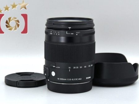 Excellent!! SIGMA Contemporary 18-200mm f 3.5-6.3 DC MACRO OS HSM for Canon Cheap