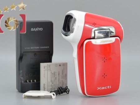 Very Good!! SANYO Xacti DMX-CG9 Red 9.1 MP Digital Movie Camera For Sale