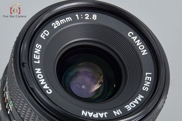 Very Good!! Canon New FD 28mm f 2.8 Cheap