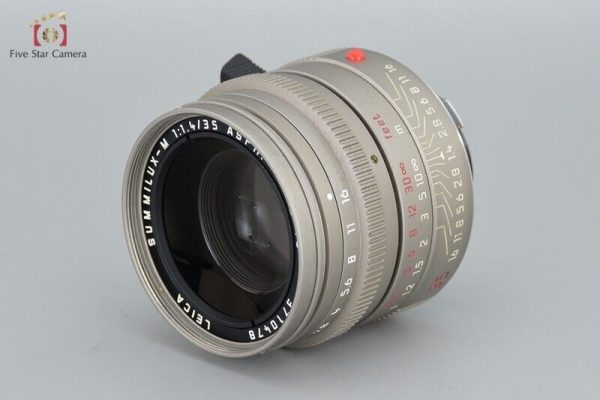 Very Good!! Leica SUMMILUX-M 35mm f 1.4 ASPH. TITAN Lens Online Sale