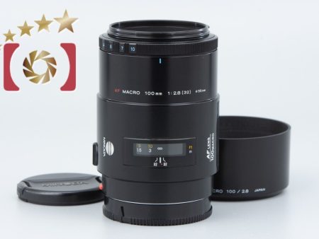 Very Good!! Minolta AF MACRO 100mm f 2.8 Early Model for Sony   Minolta A Mount Fashion