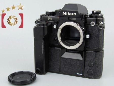 Very Good!! Nikon F3 Eye Level 35mm SLR Film Camera Body w  MD-4 Motor Drive Fashion